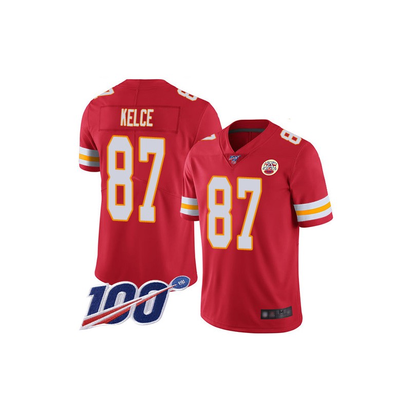 Limited Youth Travis Kelce Camo Jersey - #87 Football Kansas City Chiefs  2018 Salute to Service Size S(10-12)